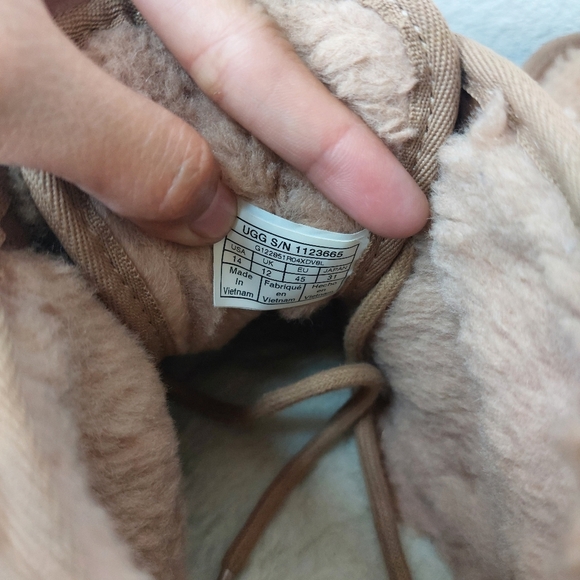 Ugg Men's Neumel Cozy Fur Slipper Classic Chukka Boots Size 14 - Picture 4 of 9